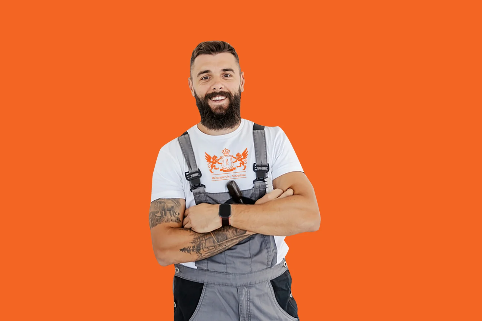 Dit is Jan onze renovlies behanger in Assen die bekend staat om zijn strakke werk.